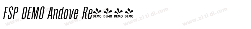 FSP DEMO Andove Re字体转换 FSP DEMO Andove Re字体转换